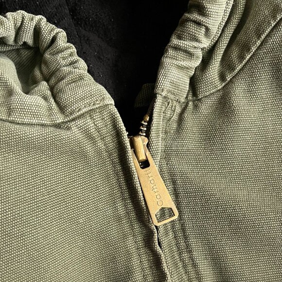 Carhartt vintage olive green jacket 4T - Picture 3 of 11